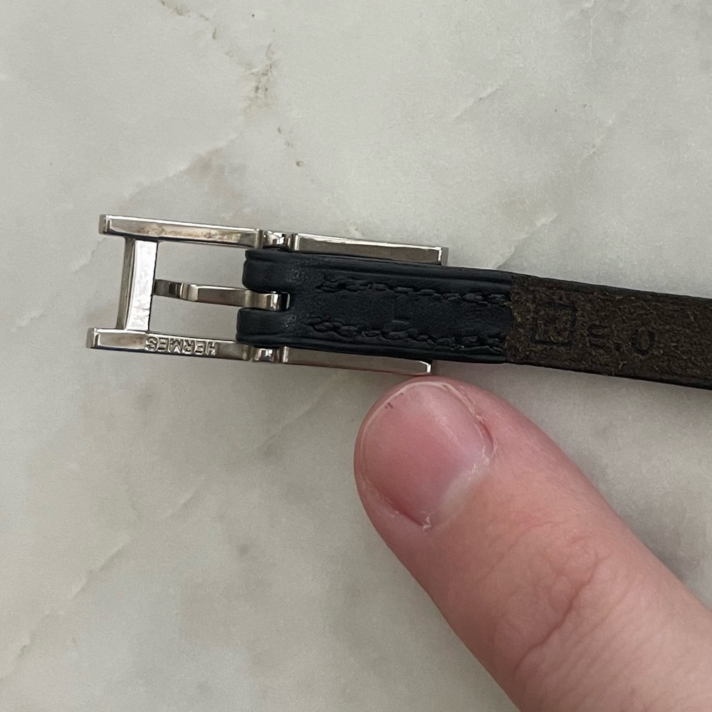 Nib Authentic Hermes Behapi Double Tour Bracelet … - image 6